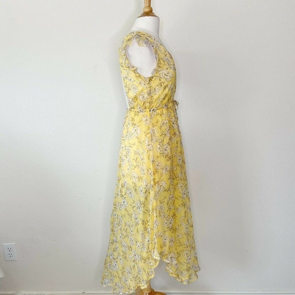 Rahi Uneven Hem Floral Open Back Dress - Picture 6 of 9